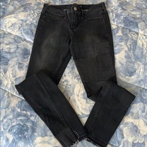 Hollister black jean legging